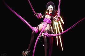 Cunning and bombshell devil slut is getting fucked in all holes