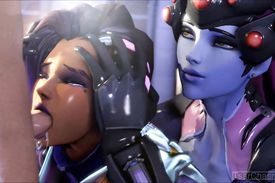 Poor blonde gets her mouth penetrated and fucked with three junk