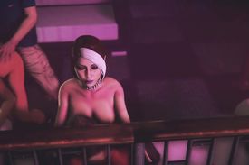 Drunk party is turning into nasty and unprotected group fucking