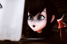 Tine girl vampire likes huge nasty cocks in her tight red eye