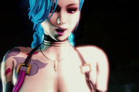 Depraved blue-haired elf girl is getting screwed hard and fast